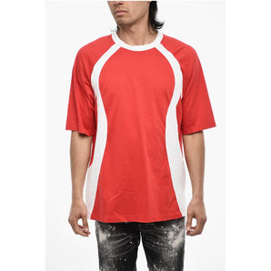 Dsquared² Two-Tone Cotton Crew-neck T-shirt