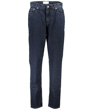 Calvin Klein Blue Recycled Cotton Women Jeans