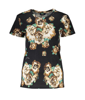 Cavalli Class Black Cotton Women T-Shirt