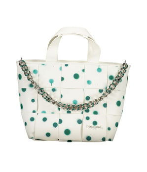 Desigual White Polyethylene Bag