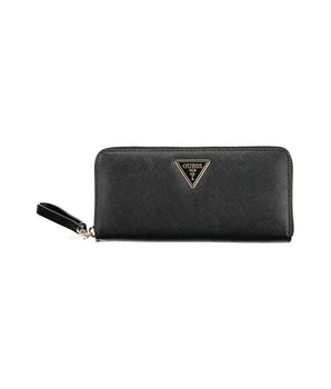 Guess Jeans Black Polyethylene Women Wallet