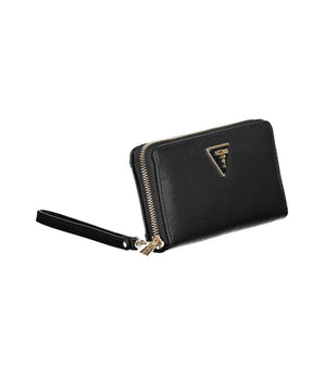 Guess Jeans Black Polyethylene Women Wallet
