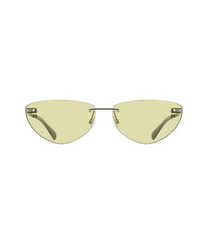 Calvin Klein Green Metal Women Sunglass