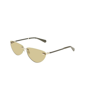 Calvin Klein Green Metal Women Sunglass