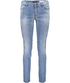 Just Cavalli Blue Cotton Women Jeans