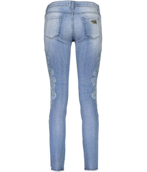 Just Cavalli Blue Cotton Women Jeans