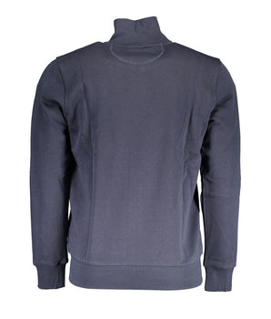La Martina Blue Cotton Men Sweater