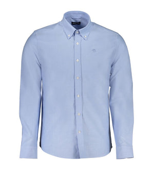 North Sails Light Blue Cotton Men Shirt