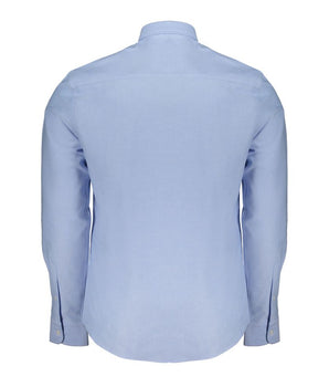 North Sails Light Blue Cotton Men Shirt
