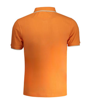 La Martina Orange Cotton Polo Shirt