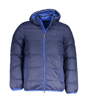 La Martina Blue Polyamide Men Jacket