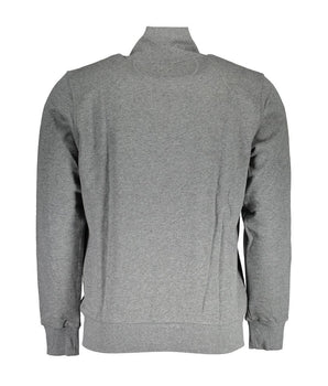 La Martina Gray Cotton Men Sweater