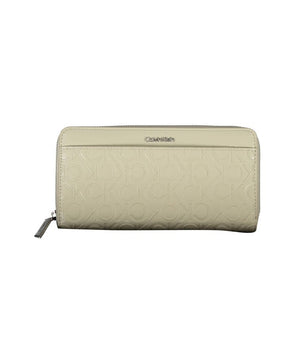 Calvin Klein Beige Polyethylene Women's Wallet