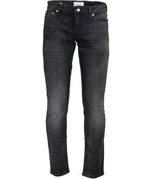 Calvin Klein Black Cotton Jeans Denim