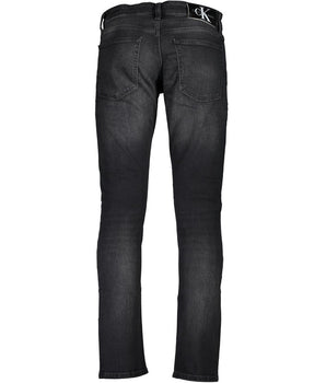 Calvin Klein Black Cotton Jeans Denim