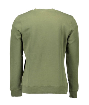 Napapijri Green Cotton Men Sweater