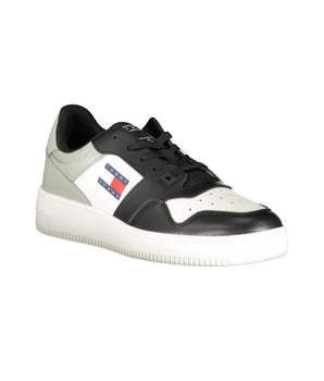 Tommy Hilfiger Black Polyester Sneaker