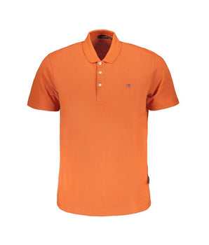Napapijri Orange Cotton Polo Shirt
