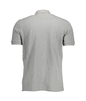 Napapijri Brown Cotton Men Polo Shirt