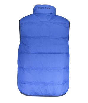 La Martina Blue Polyamide Men Jacket