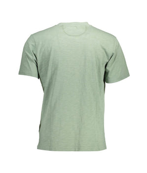 La Martina Green Cotton Men T-Shirt