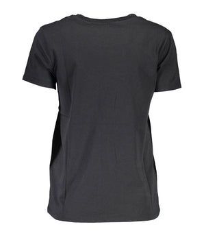 Levi's Black Cotton Women T-Shirt