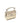 Valentino Garavani Gold Calf Leather Bos Taurus Shoulder Bag