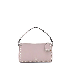 Bolso de hombro con cremallera Rockstud de Valentino Garavani
