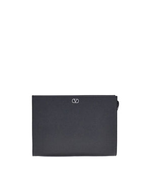 Valentino Garavani Grained Leather Pouch