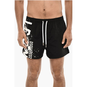 Dsquared² Logo Print ICON Swim Shorts