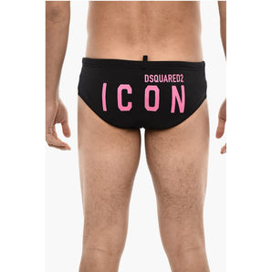 Dsquared² Slip ICON Swimsuit With Drawstrings