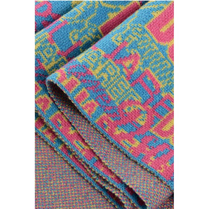 Dsquared² Jacquard Wool Scarf with All-Over Logo