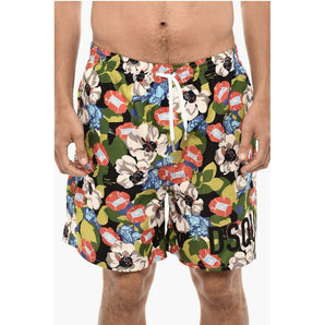 Dsquared² Floral Print Swim Shorts