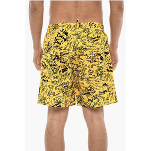 Dsquared² Printed SCRIBBLE Swim Shorts