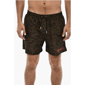 Dsquared² Printed SCRIBBLE Swim Shorts
