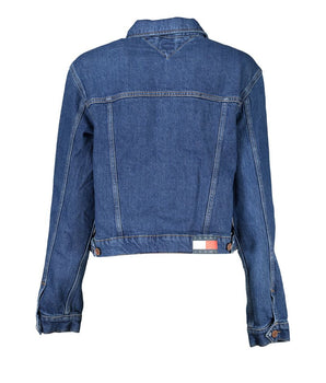 Tommy Hilfiger Blue Cotton Women Jacket