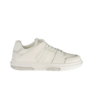 Tommy Hilfiger White Leather Men Sneaker