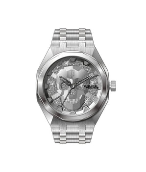 Police Silver Stainless Steel Dress Watch