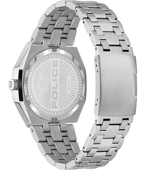 Police Silver Stainless Steel Dress Watch