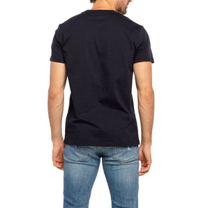 Balmain Blue Cotton T-Shirt