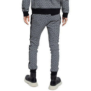 Vaqueros y pantalón de algodón negro de Balmain