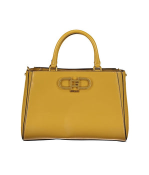 Guess Jeans Yellow Polyethylene Handbag