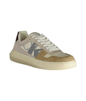 Calvin Klein Beige Polyester Sneaker