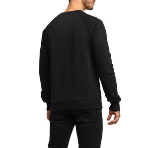 Balmain Black Cotton Sweater
