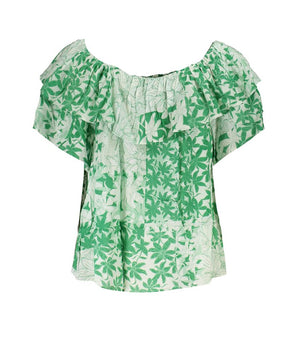 Desigual Green Cotton Women T-Shirt