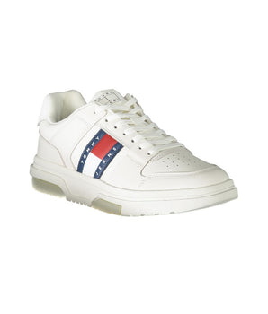 Tommy Hilfiger White Leather Men Sneaker