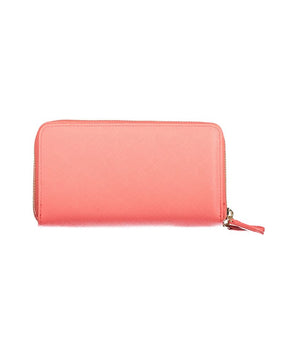 Mario Valentino Pink Polyethylene Wallet