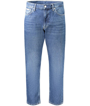 Calvin Klein Blue Cotton Men Jeans