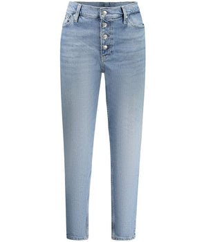 Calvin Klein Blue Cotton Women Jean