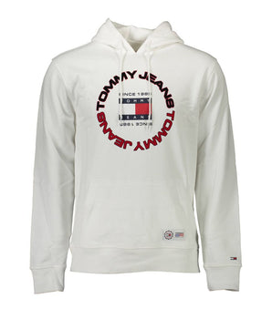 Tommy Hilfiger White Cotton Men Sweater